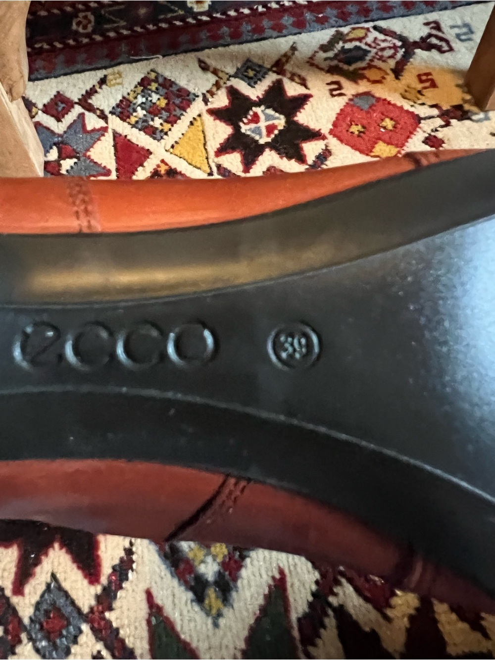 Ecco Brown Leather Ankle Bootie - Picture 4 of 12